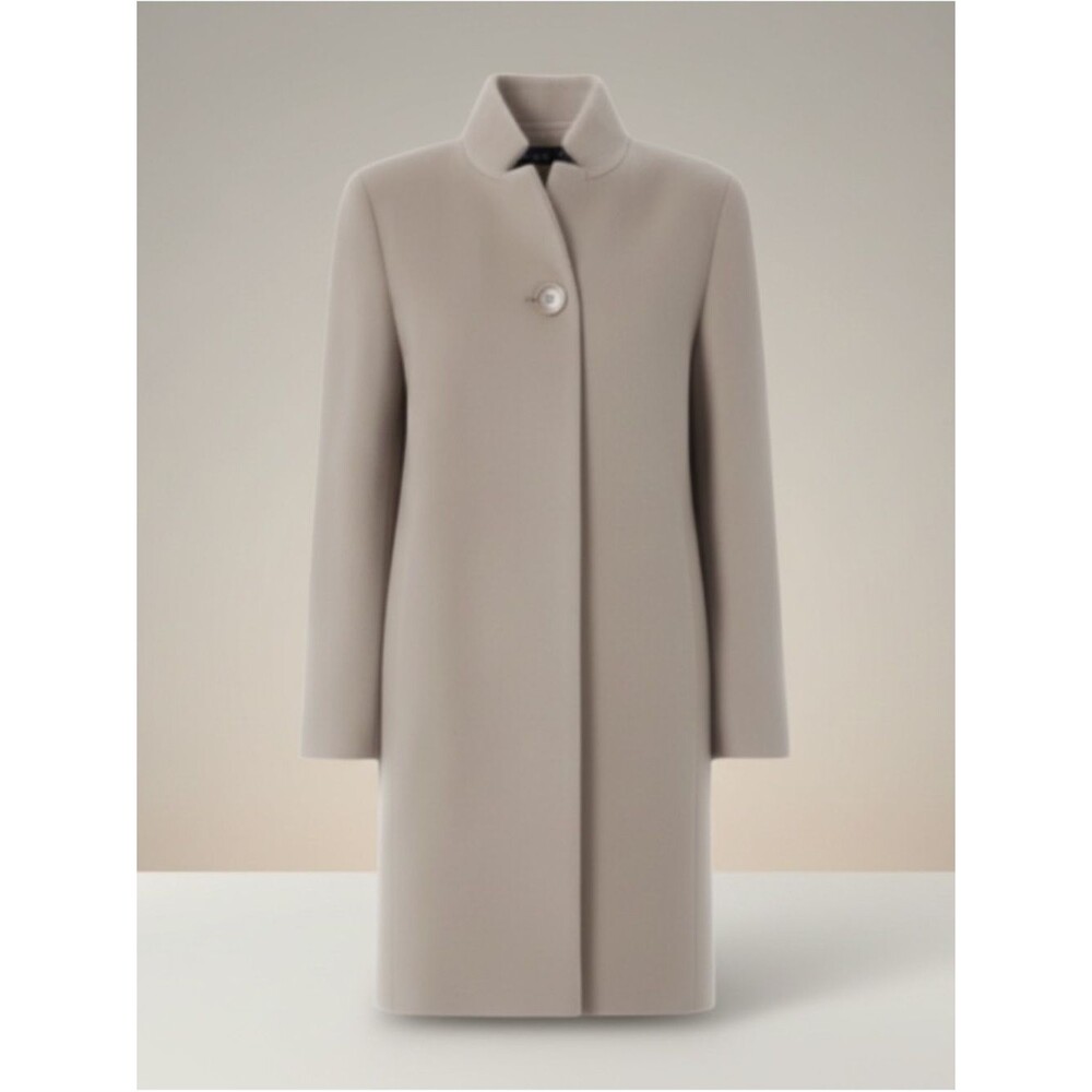 Vintage Cinzia Rocca Due Beige Gray Coat